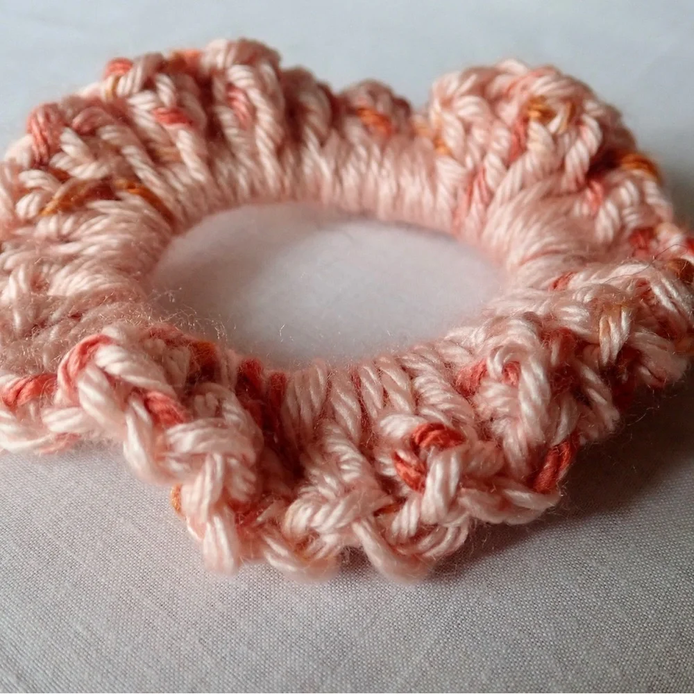 Pink/Red Scrunchie - Picture 2 of 3